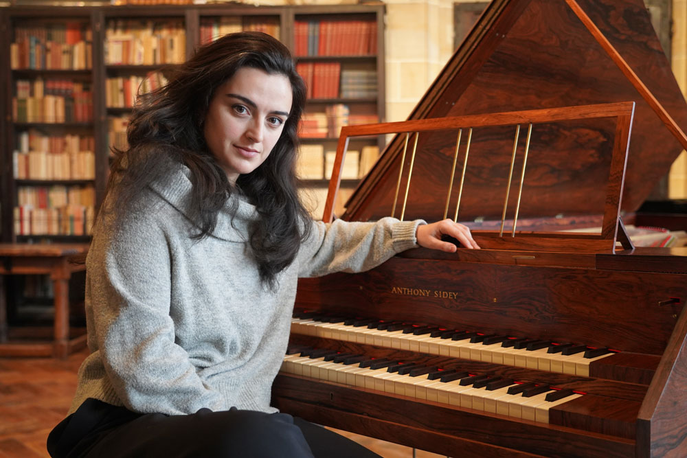 atelier autour des claviers de royaumont avec Ninon Hannecart-Segal, en juin